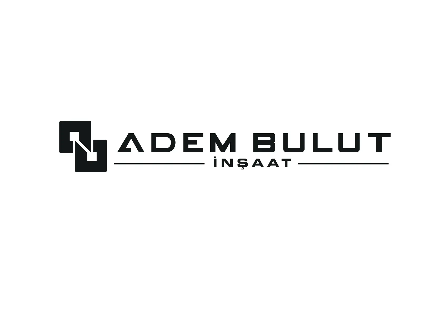 Adem Bulut İnşaat marka kimliği çalışması